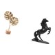 thumbnail image 5 of Escultura Nórdica Abstracta De Hoja De Metal Con Forma De Caballo, Figura Creativa, Adorno Para Mesa, Fiesta, Hogar, Paisaje, Decoración De Dormitorio, 5 of 8