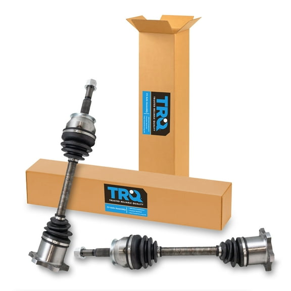 TRQ New Complete Front CV Axle Shaft Assembly Pair 2pc for Titan Armada QX56 CSA73004 Fits select: 2004-2015 NISSAN TITAN, 2004-2015 NISSAN ARMADA