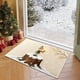 thumbnail image 4 of Felpudo con bordado estereoscópico navideño | Alfombra absorbente y antideslizante para cocina y baño | Alfombra antisuciedad | Poliéster multicolor | 40 x 60 cm, 4 of 5