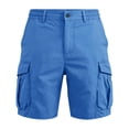 thumbnail image 5 of longantii Cargo Shorts for Men Relaxed Fit Resistant Work Hiking Shorts Multi Pockets Plus Size Outdoor Tactical Short Pants Dark Blue 2XL, 5 of 8