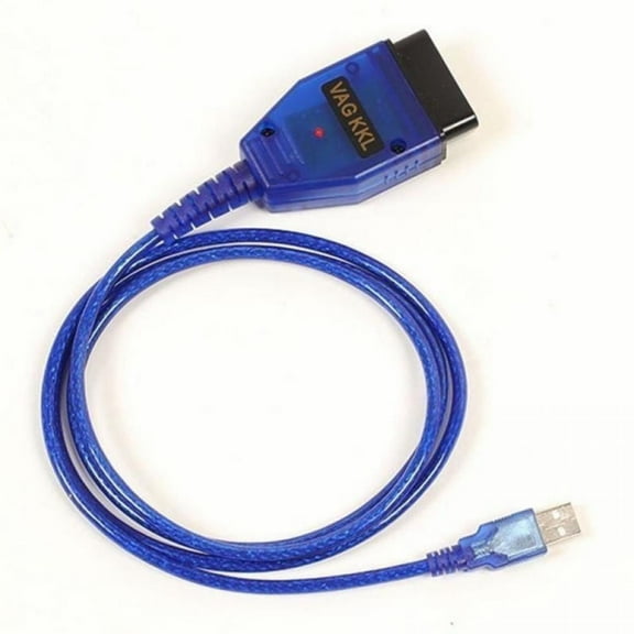Popvcly VAG-COM KKL 409.1 OBD2 USB Cable, Automotive Diagnostic Tool, Lightweight