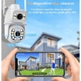 thumbnail image 3 of Cámara de seguridad Wifi exterior BLOOSOM 8MP 360° con doble lente, 3 of 6