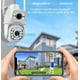 thumbnail image 3 of Cámara de seguridad Wifi exterior BLOOSOM 8MP 360° con doble lente, 3 of 6