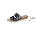 thumbnail image 4 of ATENAR Sandals for Women Comfortable Slide Womens Sandals Open Toe Womens Shoes Black 5.5, 4 of 8