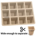 thumbnail image 6 of 240Cells Seedling Starter Trays,20Pack Starter Trays for Planting,Biodegradable Seed Starter Peat Pots for Planting Seeds,Bonus 200 Plant Labels,2pcs Seeding Riser,1 Spray Bottle,Indoor Germination, 6 of 9