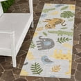 thumbnail image 6 of Addison Rugs Chantille Indoor/Outdoor Transitional Kids Silver Machine Washable Runner Rug, 2'3" x 7'6", 6 of 7