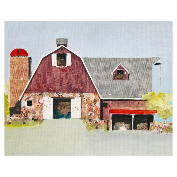Masterpiece Art Gallery Barn No 2 By Anthony Grant Canvas Art Print 16" x 20"