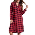 thumbnail image 2 of IROINNID Women's Spring Large Size Dresses V-Neck Long Sleeve A-Line Ruffle Short Dress, 2 of 3
