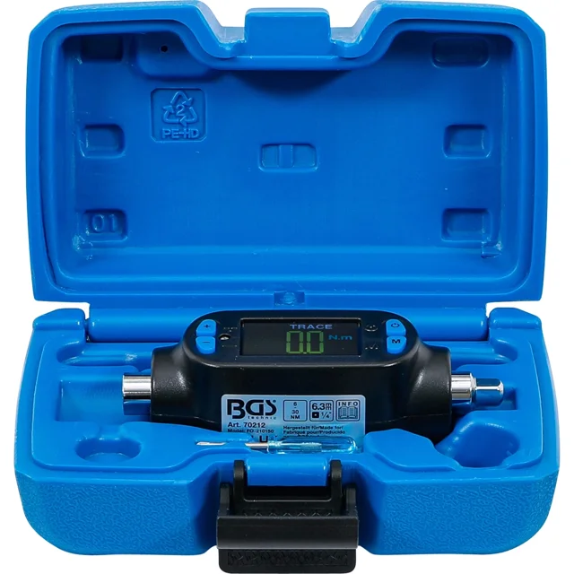 ADAPTADOR DE TORQUE DIGITAL | 1/4 | 6 - 30 NM | BGS 70212