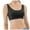 Black, variant on Women's Bralettes Cowboy Yoga Sports Bra Women's Tight Fitting Elastic High Strength Absorbing Gathering Fitness Bra Black,L