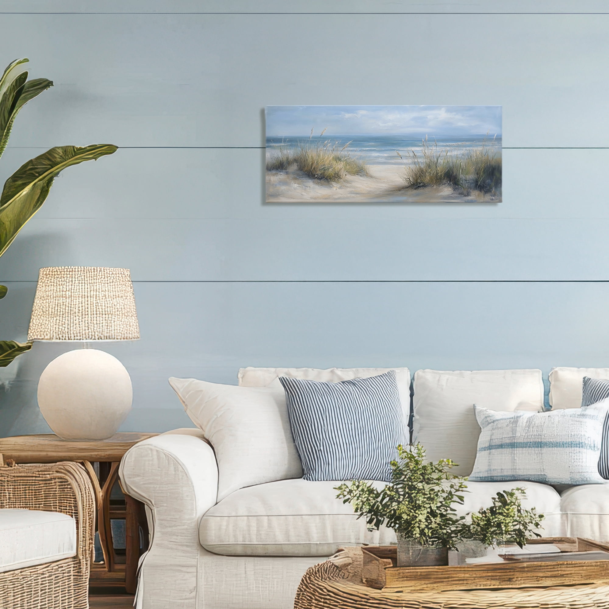 Stupell Industries Coastal Peace Dunes Canvas Wall Art, design by LSR Design Studio