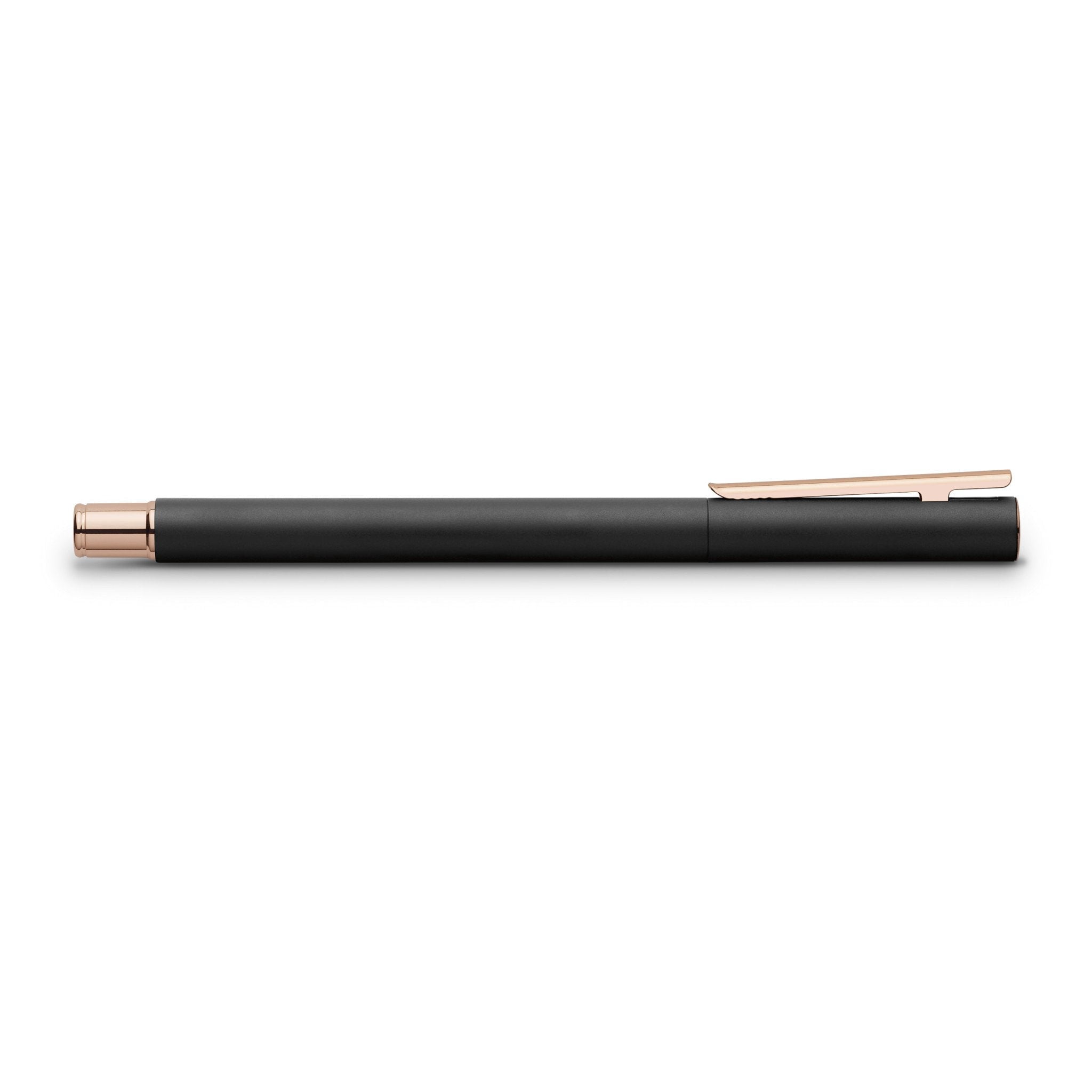 Faber-Castell Neo Slim Metal Black Rose Gold Rollerball Pen