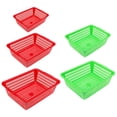 thumbnail image 4 of Home Storage Containers Pe Assorted Color 5Set 14.4x9.4x3.0in, 4 of 6