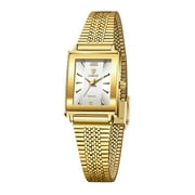 LIEBIG Gold Watches for Women Dainty Elegant Womens Watch Classic Vintage Fashion Square Ladies Quartz Watch Gifts