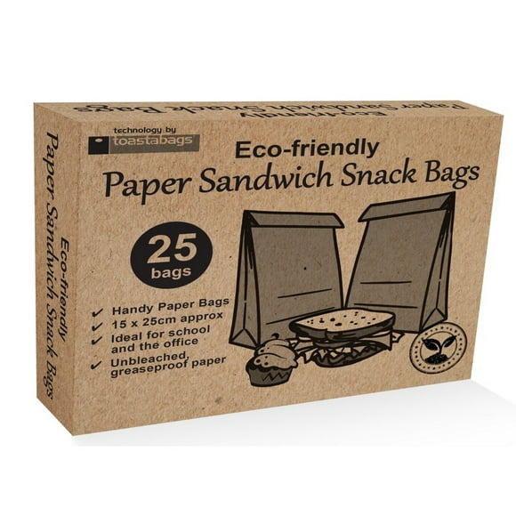 Planit Sacs à Sandwich Écologiques (Pack de 25)