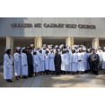 thumbnail image 2 of Graduation class at the Greater Mt. Calvary Holy Church Poster Print, 2 of 4