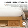 thumbnail image 2 of AFO King Size Wood Platform Bed Frame-12 Inch Solid Wood Queen Bed Frame with Slat Support, No Box Spring Needed-Rustic Pine, 2 of 8