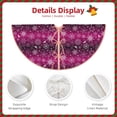 thumbnail image 3 of Daiia Snowflakes And Christmas Drawing Merry Christmas Tree Skirt , Xmas Large Lace-up Tree Skirt, Santa Snowflakes Rustic Home Decorations New Year Party Farmhouse Decor-36", 3 of 6