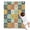 Orange Boho Bohemia, variant on Orange Boho Bohemia Floral Geometric Pattern Blanket,Comfortable Soft Flannel Throw Blanket,All Season,Warm Lightweight Blankets for Sofa Bed Couch Living Room Chair,30"x40"