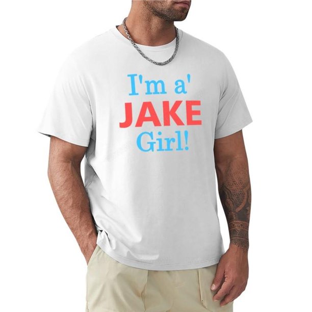 ¡Camisetas de verano para niños camiseta para hombre I'm A Jake Girl! Camiseta lisa para hombre ropa