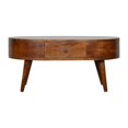 thumbnail image 2 of Chestnut Rounded Coffee Table, 2 of 5