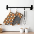 thumbnail image 6 of Zufioo Squirrel And Maple Leaves Print Silicone Anti-Scalding Gloves, Kitchen Hanging Rope Gloves, Kitchen Utensils Suitable for Barbecue, Baking, Cooking, 6 of 6