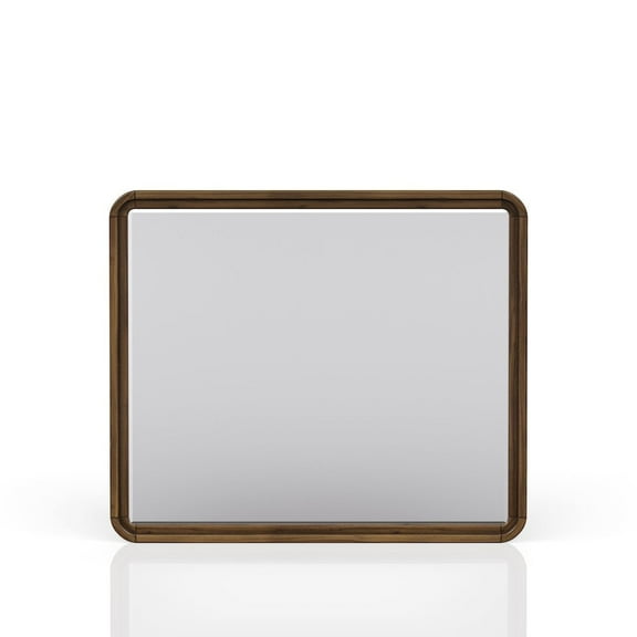 Bernards Summerfield Mirror in Walnut Finish