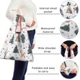 thumbnail image 5 of 5 Pack Foldable Shopping Bag,Multicolor Christmas Forest Pattern Reusable Grocery Bags with Pockets,Large Reusable Tote Bags with Handles Waterproof & Lightweight, 5 of 6