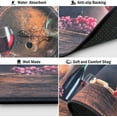 thumbnail image 6 of Grey Canis Wine Kitchen Rugs and Mats Non Skid Washable Absorbent Microfiber Kitchen Mat for Floor Anti Fatigue Kitchen Mat Set of 2 Wine Kitchen Decor Stain Resistant 17 x47.2+17"x30", 6 of 6