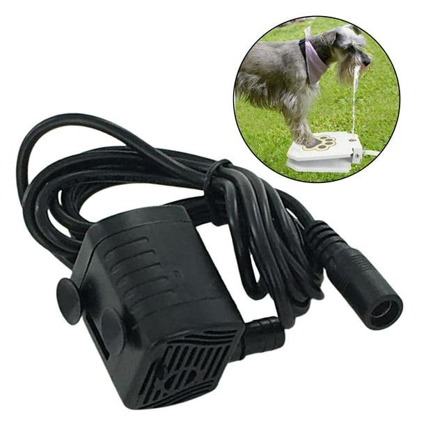 Mini bomba de agua USB silenciosa sin escobils / 12V 200L / H Elevación 150cm 50Hz / 60Hz Dispensador de agua para mascotas de bajo ruido Macarena Bomba pequeña sin escobillas de 5 V
