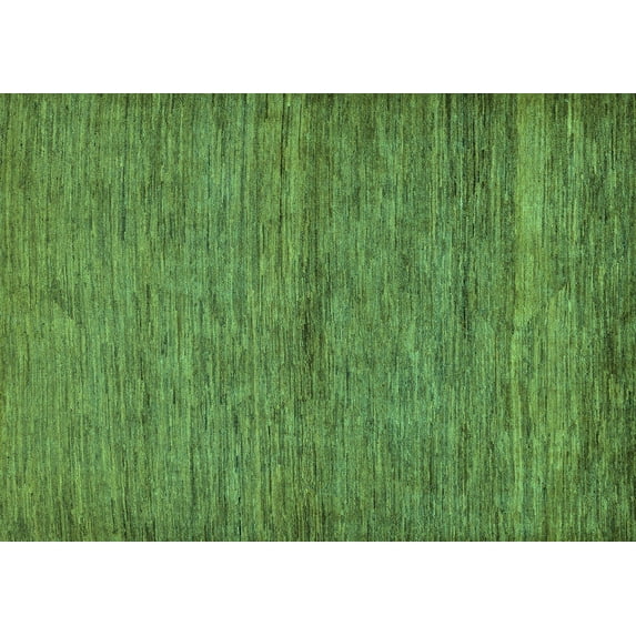 Ahgly Company Machine Washable Indoor Rectangle Abstract Turquoise Blue Modern Area Rugs, 5' x 8'