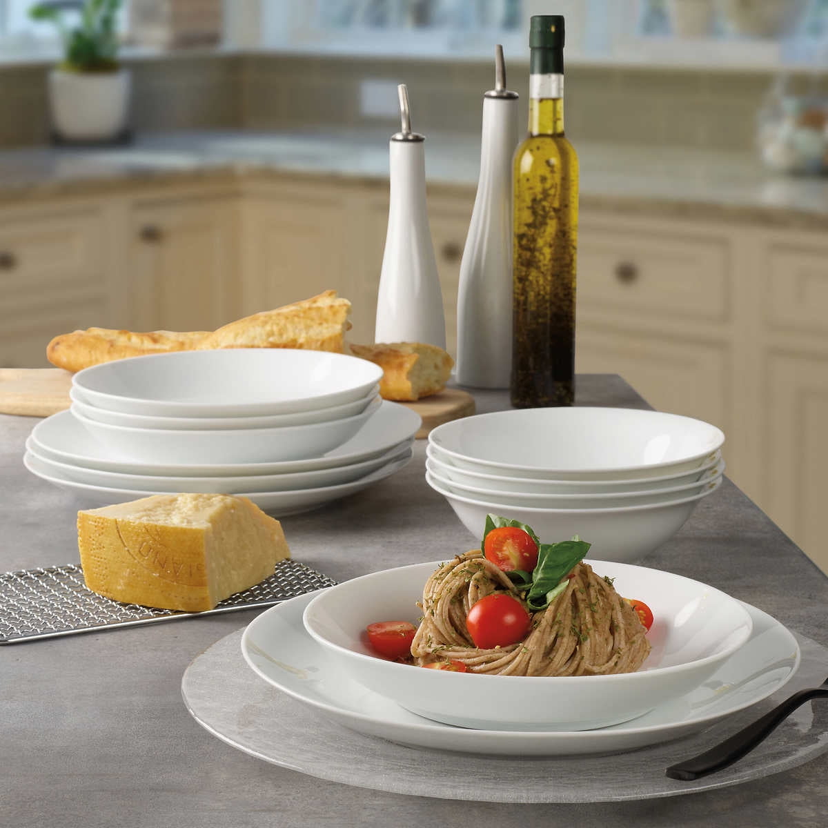 Mikasa Aspen 12piece Porcelain Dinnerware Set