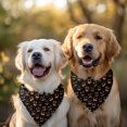 thumbnail image 2 of Dog Bandana 2 Pack,Jack Lantern Faces Halloween Pattern Bandanas for Dogs,Cat Bandana,Small/ Large Dog Bandana 2 Size,Dog Bandanas Girl Boy, 2 of 5