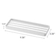 thumbnail image 6 of Yamazaki Home  Slotted Bathroom Tray, Steel - L 3.54 x W 9.45 x H  0.59 inches White, 6 of 6