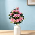 thumbnail image 6 of Artificial Cemetery Flowers with Vase Spike, Assorted Colors Peony Bouquet, UV Resistant Memorial Grave Decorations, All-Weather Outdoor Headstone Decor, 6 of 6