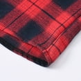 thumbnail image 6 of WOYY Boys Plaid Hooded Jacket Long Sleeve Button Shirt Spring Fall Cardigan Coat, 6 of 6