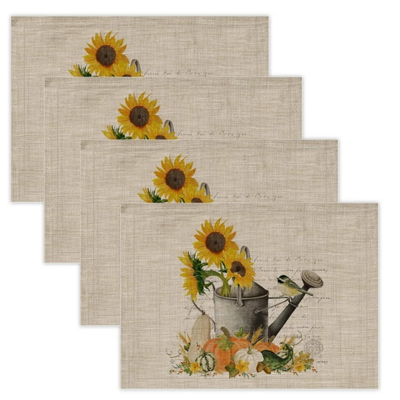 Heritage Lace Autumn Garden 14"x20" Placemats (Set of 4)