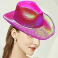 thumbnail image 5 of KOYPTL Mother's Day Valentine's Day Gift for Girlfriend Mother Wife, Party Colourful Fluorescent Large Composite Styled Hat Party Festival Colourful Cowboy Hat, Birthday Present for Daughter, 5 of 8