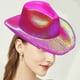 thumbnail image 5 of Xihbxyly Sombrero de Vaquero para Fiesta, Elegante Gorra con Lentejuelas Brillantes, Diseño de Cordón de Tela Suave, Fiesta Temática Del Oeste, Evento de Rodeo, Cosplay de Halloween, Destaca En La Fi, 5 of 7