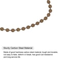 thumbnail image 4 of Uxcell 4.72" Ball Bead Chains with Connectors for Chains DIY Crafts, 24 Pack Brown, 4 of 6