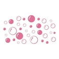 thumbnail image 1 of Transparent Hollowed Wall Decal Sticker for Childrens Birthday Party Room Bath Mural Background, 1 of 3