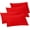 Red, variant on Mocassi 4-PACK Solid Pillowcases 1500 Thread Count Egyptian Quality,Easy Slip-On, 4-Piece Set, King Pillowcase, Light Pink