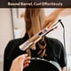 thumbnail image 5 of Plancha de pelo ORYNNE para mujer, plancha de 1 pulgada con 10 ajustes de calor, plancha y rizador rosa 2 en 1, plancha de cerámica para todo tipo de cabello, doble voltaje, 5 of 5