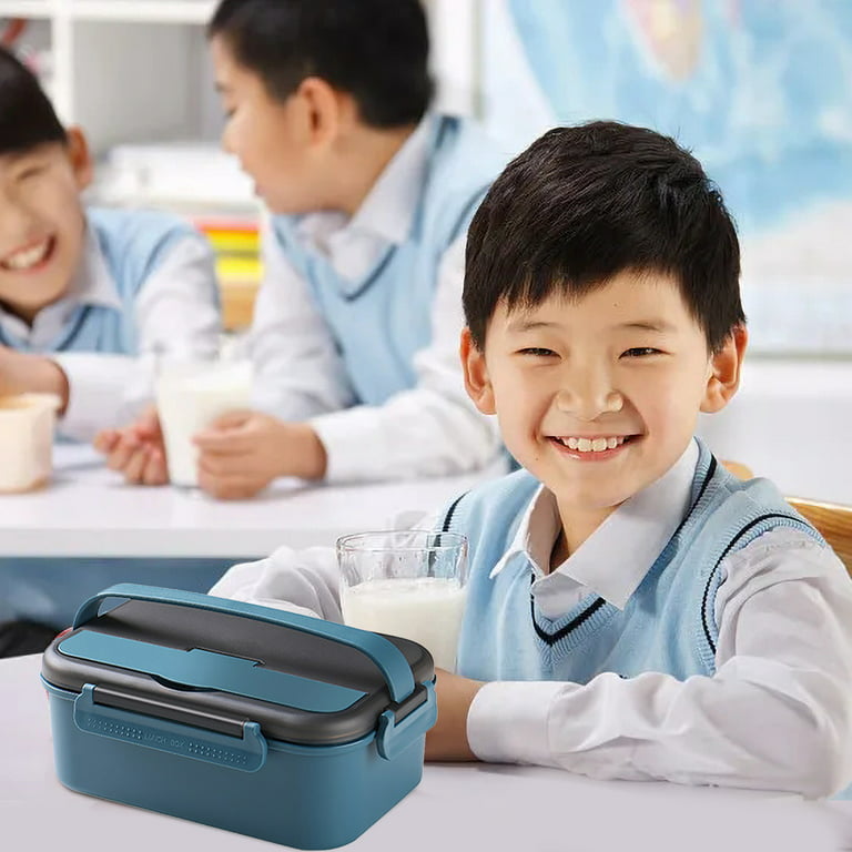 COCOBELA Portable Bento Lunch Box for Adults and Kids With 3  Compartment,1400ML Leak Proof Bento Lunch Box Kit Lunch Container Included  Reusable