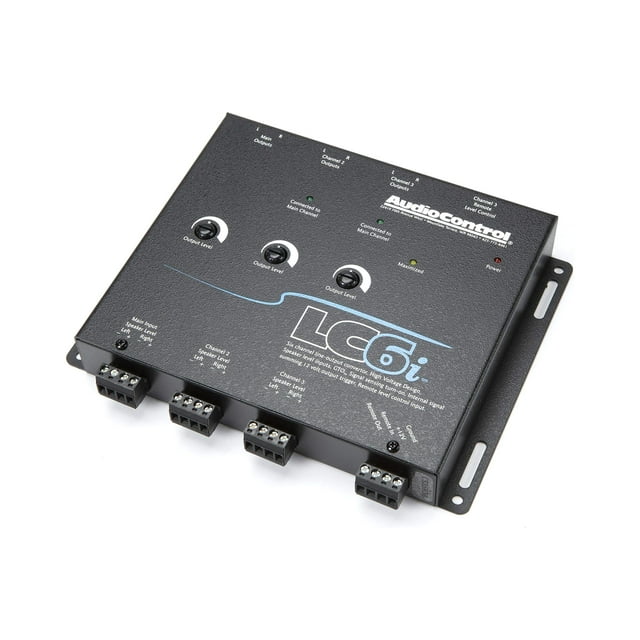 AudioControl LC6i Convertisseur de Ligne Noire 6 Canaux avec Été Interne