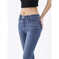 thumbnail image 3 of No Boundaries Mid Rise Bootcut Jeans, 32” Inseam, 1 or 2-Pack, Women’s, 3 of 8