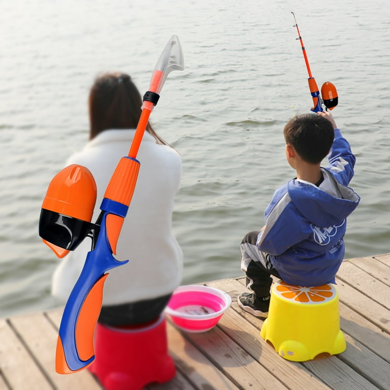 UDIYO Kids Telescopic Fishing Pole Pod All-in-One Reel Line Kit for Youth  Beginners 