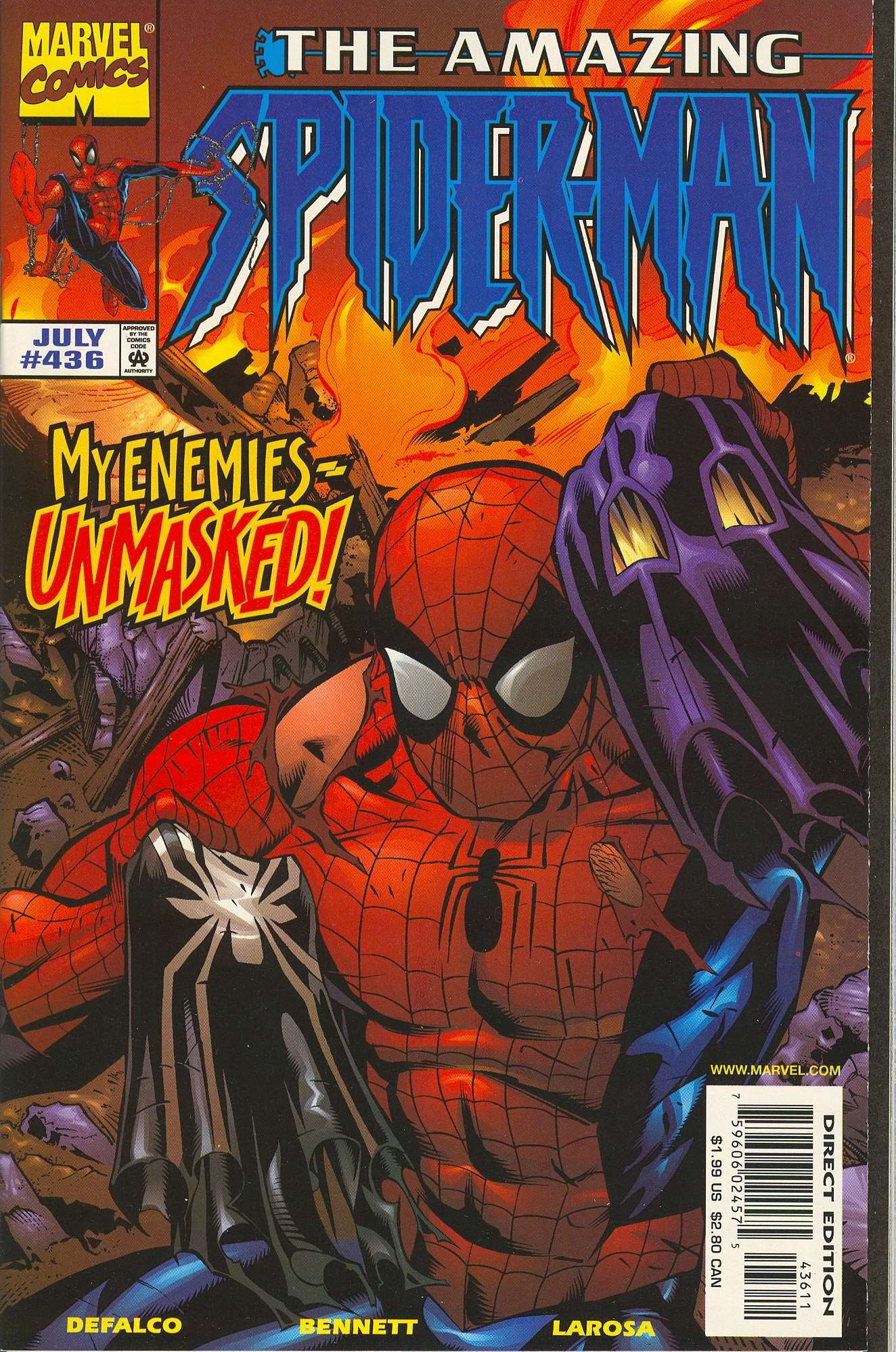 Cover of The Amazing Spider-Man #436