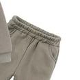 thumbnail image 6 of Auroural Toddler Boys Clothes 18-24M Toddler Kids Boys Fashion Cute Solid Color Soft Long Sleeve Top Boys Hoodie Sweatpants Suit, 6 of 6