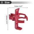 thumbnail image 4 of Unique Bargains Bike Bottle Cage Rack Iron Bicycle Drinks Holder for MTB Road Cycling Red, 4 of 7